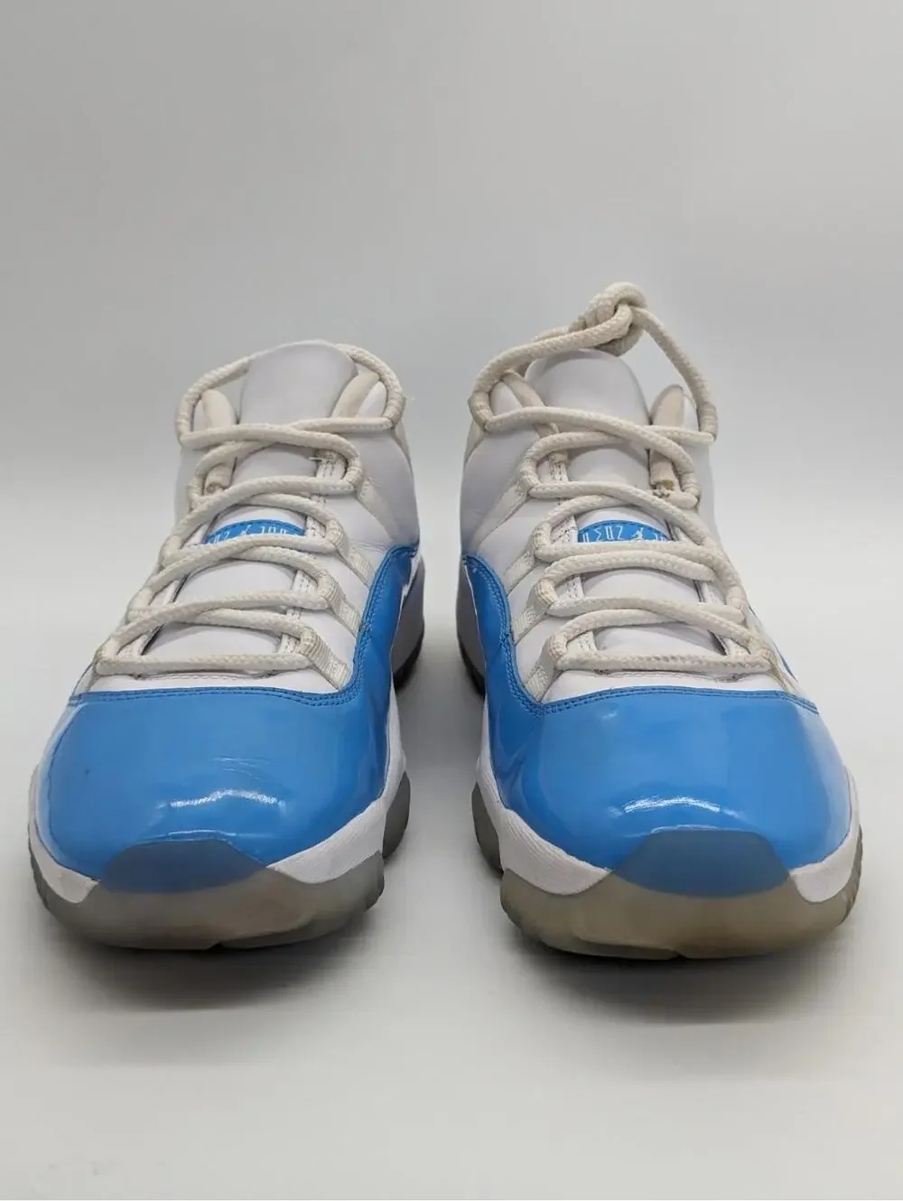 Mens Size 11.5 Air Jordan 11 Retro Low UNC 528895-106 Blue White Sneakers Shoes